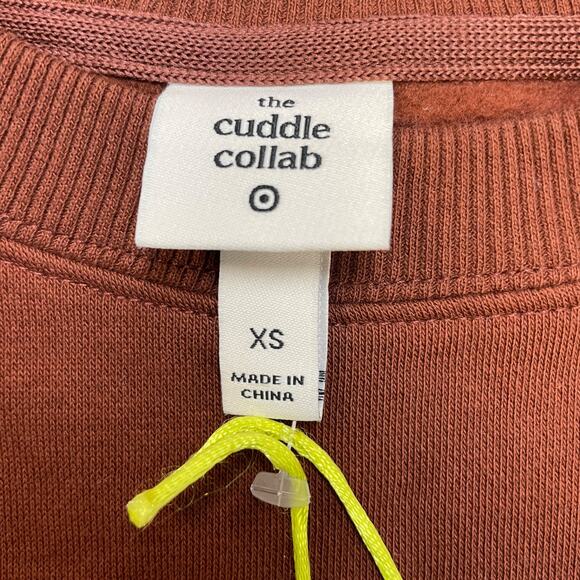 The Cuddle Collab Women's "best In Show" Crewneck Sweatshirt Brown Size XS - Picture 6 of 6